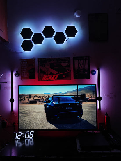 HexPulse - Modular RGBic Gaming Lights