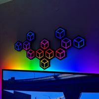 Glow Shape Hexagons