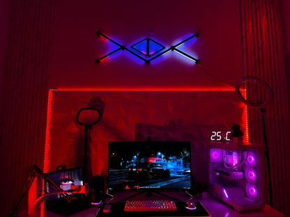 Starter Kit Combo - 6 Glow Lines & 2 Glow Shape Triangles