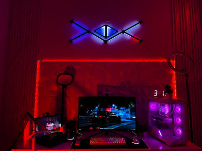 Starter Kit Combo - 6 Glow Lines & 2 Glow Shape Triangles