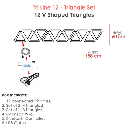 Tri Line 12 - Triangle Set