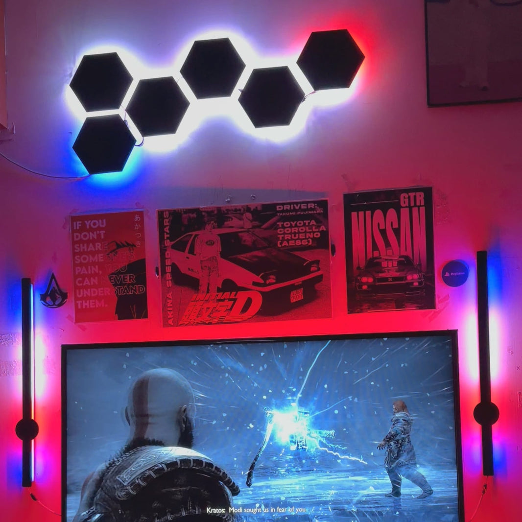 HexPulse - Modular RGBic Gaming Lights
