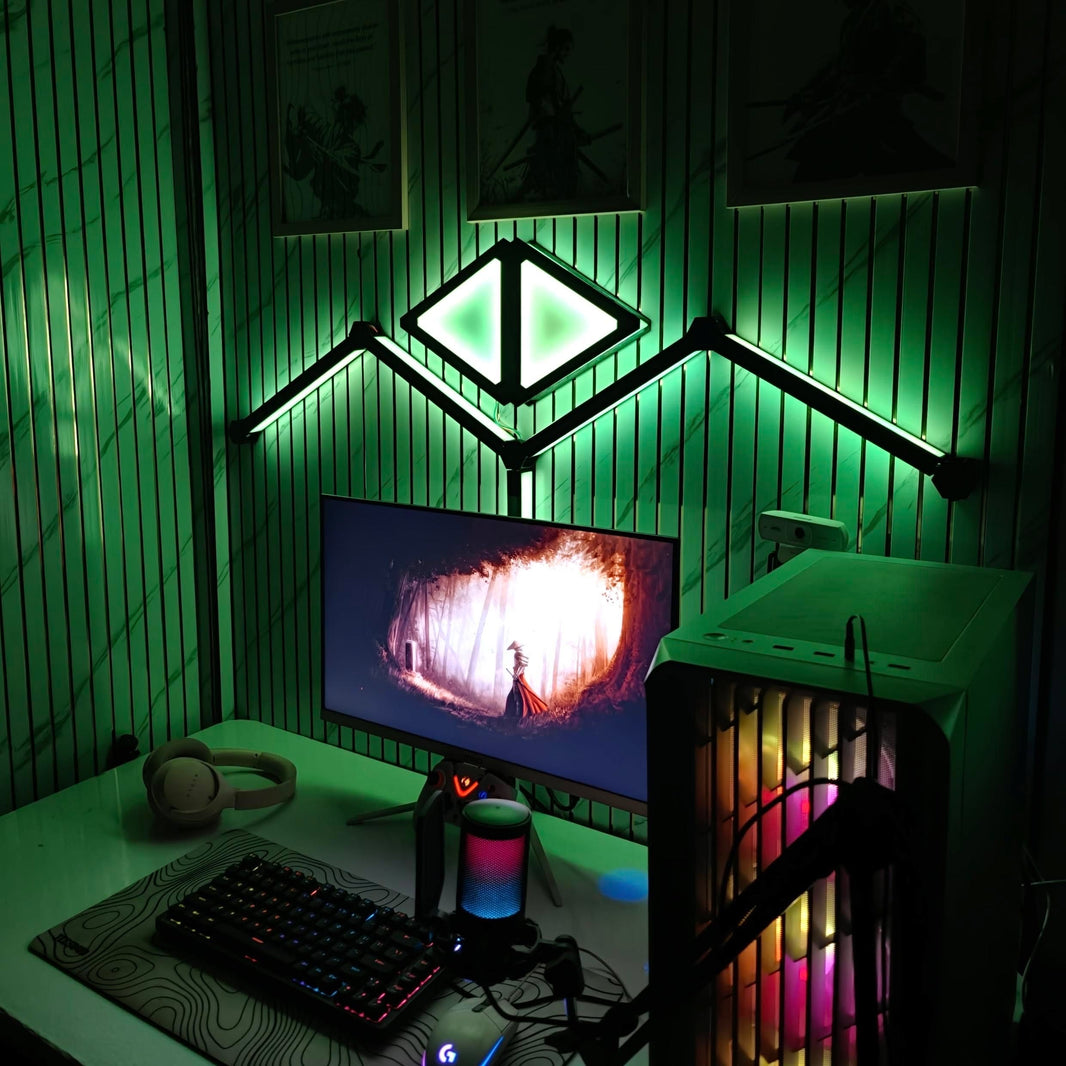 Starter Kit Combo - 5 Glow Lines & 2 Glow Shape Triangles