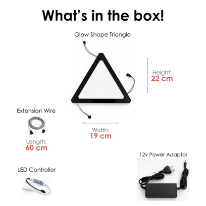 Glow Shape Triangles - Moderate Kit