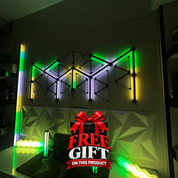 Glow Matrix Combo - 15 Glow Lines & 22 Clear Shape Triangles