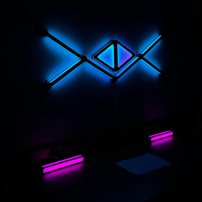 Starter Kit Combo - 6 Glow Lines & 2 Glow Shape Triangles