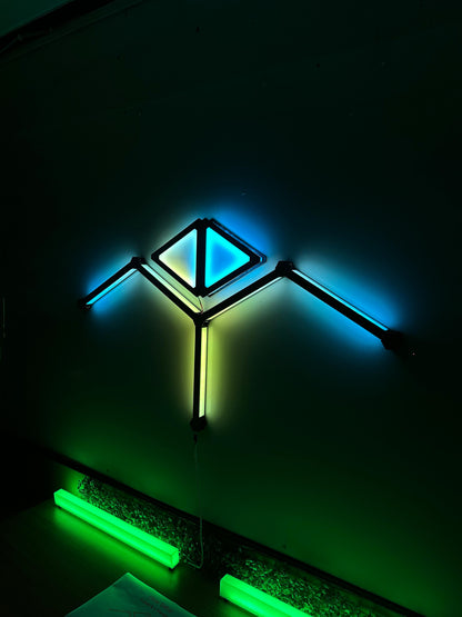 Starter Kit Combo - 5 Glow Lines & 2 Glow Shape Triangles
