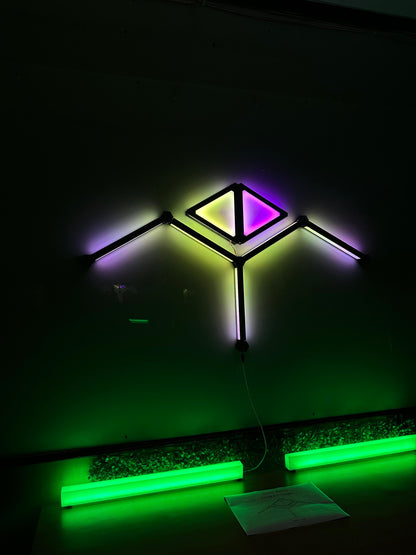 Starter Kit Combo - 5 Glow Lines & 2 Glow Shape Triangles