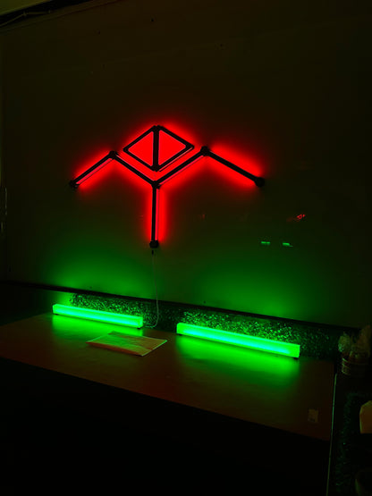Starter Kit Combo - 5 Glow Lines & 2 Glow Shape Triangles