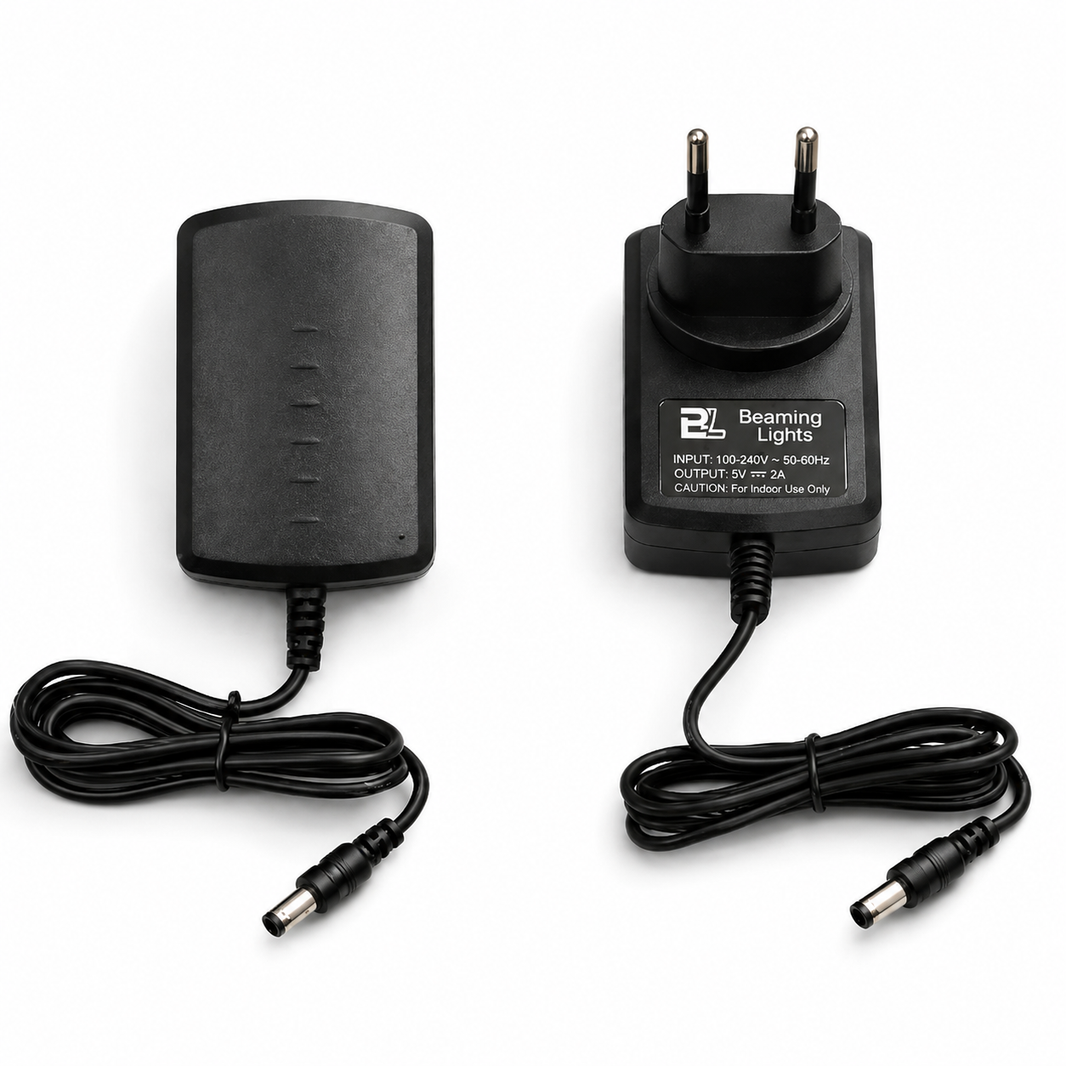 LED Power Adapter 5V 2A (AC 100–240V to DC)