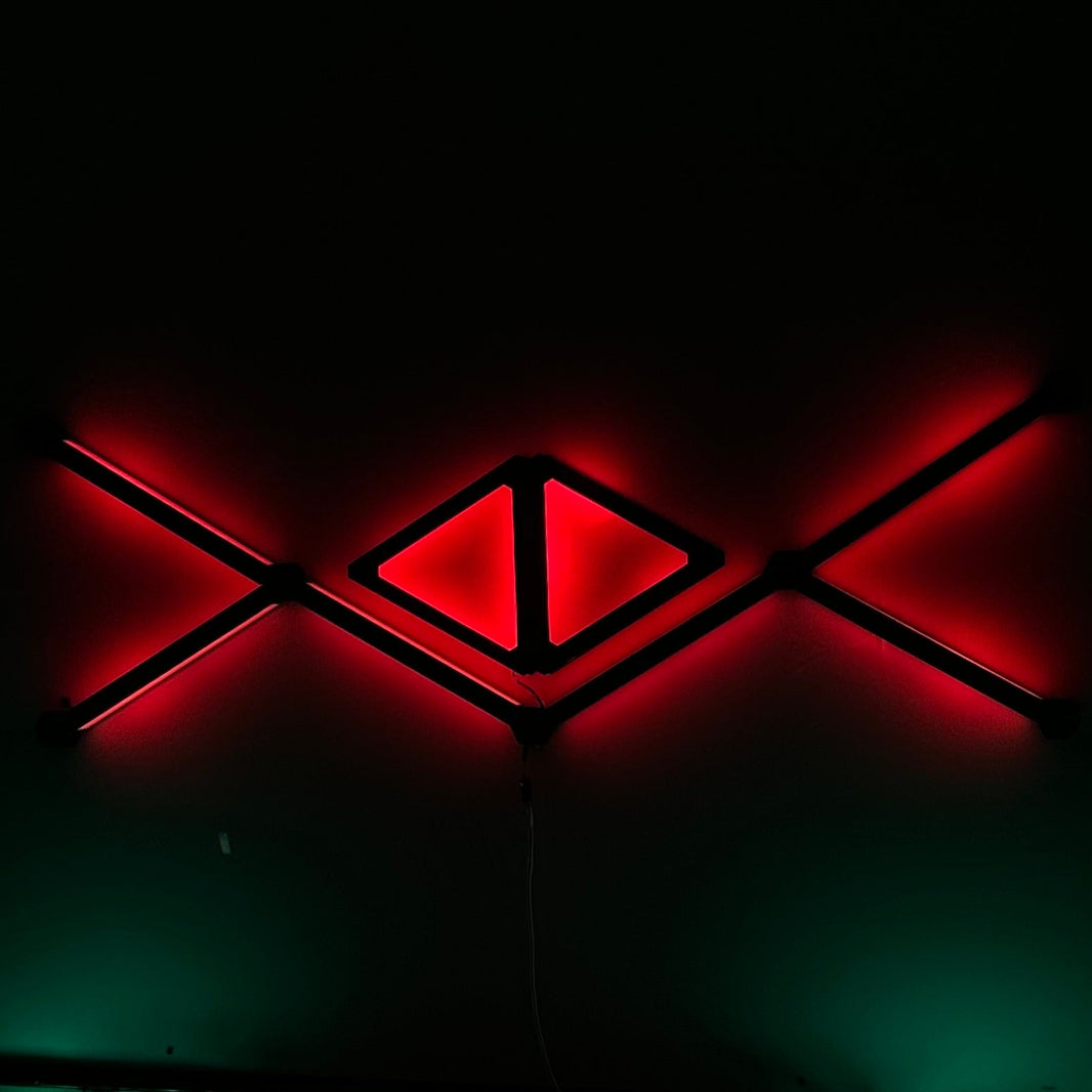 Starter Kit Combo - 6 Glow Lines & 2 Glow Shape Triangles