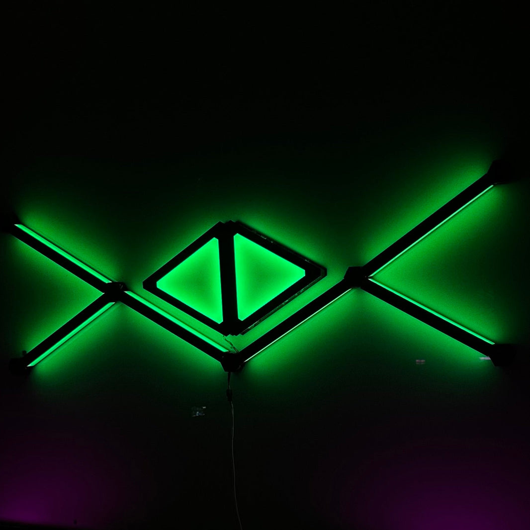 Starter Kit Combo - 6 Glow Lines & 2 Glow Shape Triangles
