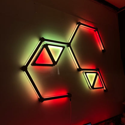 Moderate Kit Combo - 10 Glow Lines & 4 Glow Shape Triangles