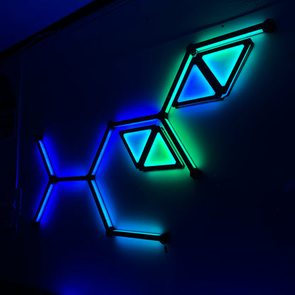 Moderate Kit Combo - 10 Glow Lines & 4 Glow Shape Triangles