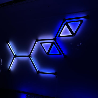 Moderate Kit Combo - 10 Glow Lines & 4 Glow Shape Triangles