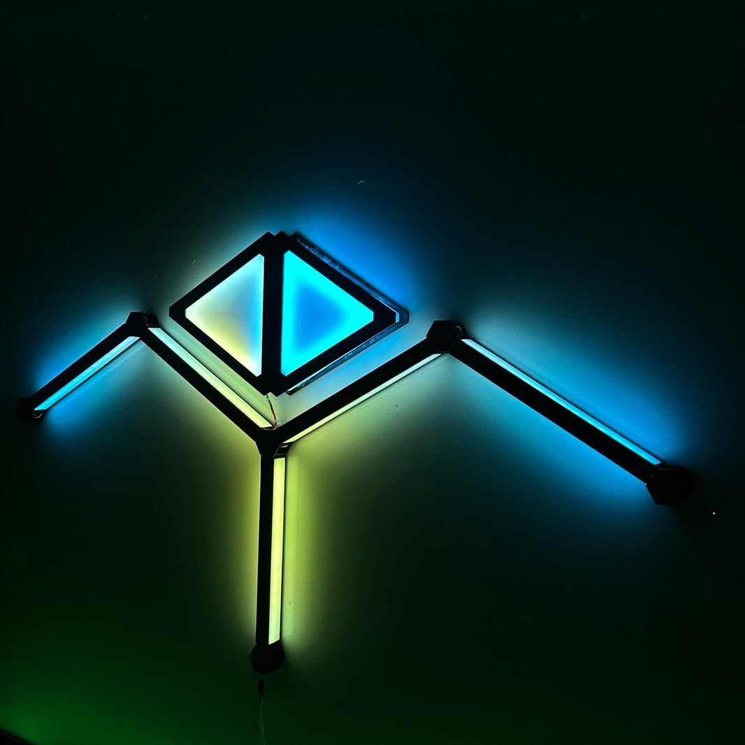 Starter Kit Combo - 5 Glow Lines & 2 Glow Shape Triangles