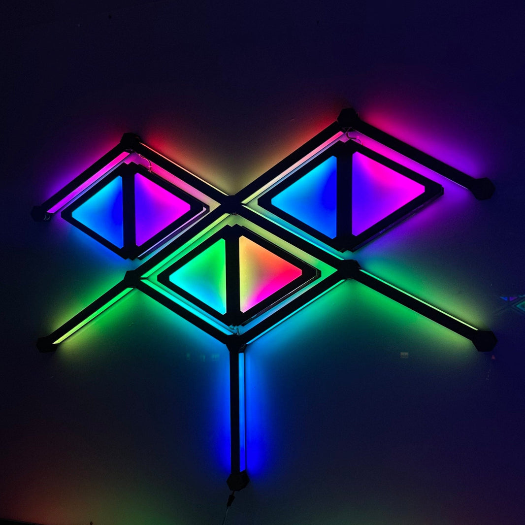Moderate Kit Combo - 11 Glow Lines & 6 Glow Shape Triangles