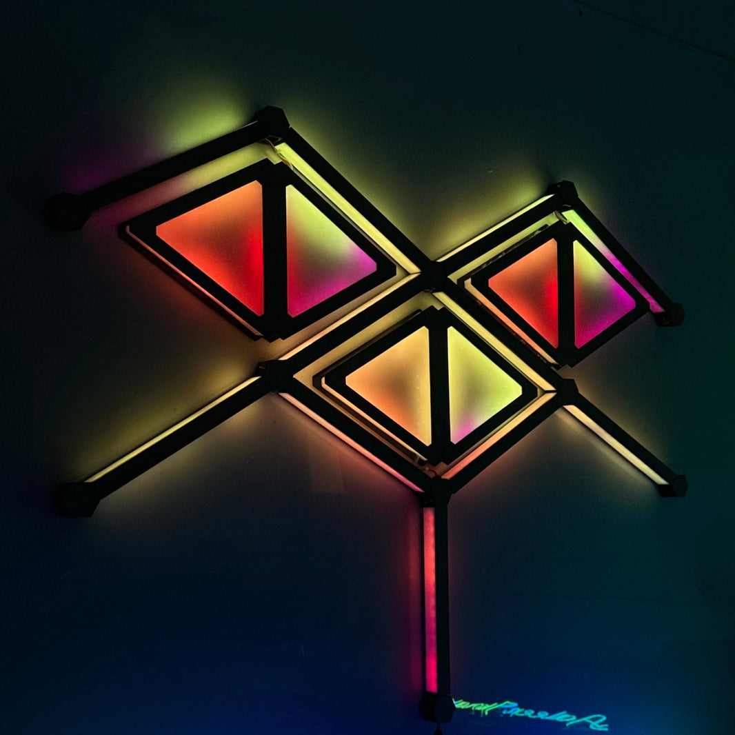 Moderate Kit Combo - 11 Glow Lines & 6 Glow Shape Triangles