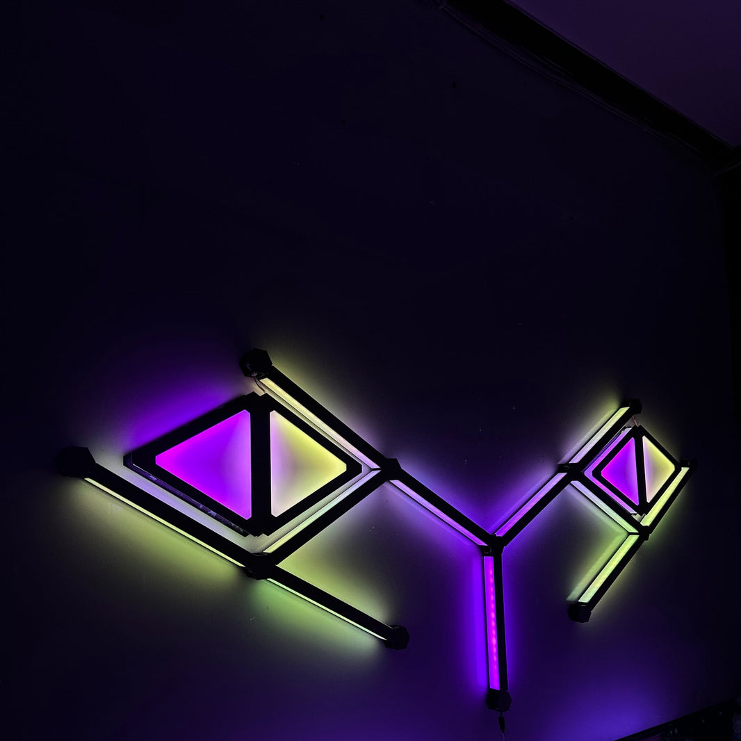 Moderate Kit Combo - 11 Glow Lines & 4 Glow Shape Triangles