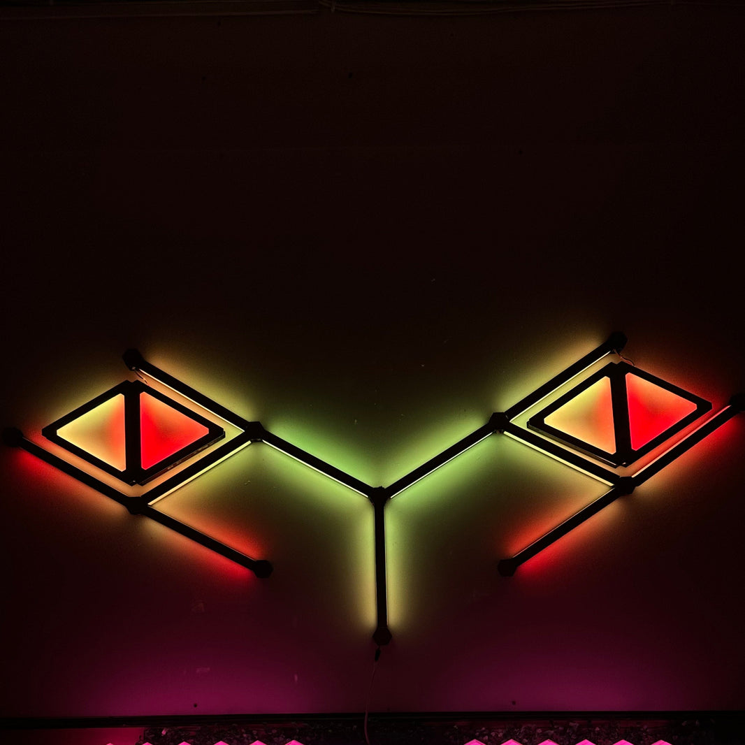 Moderate Kit Combo - 11 Glow Lines & 4 Glow Shape Triangles