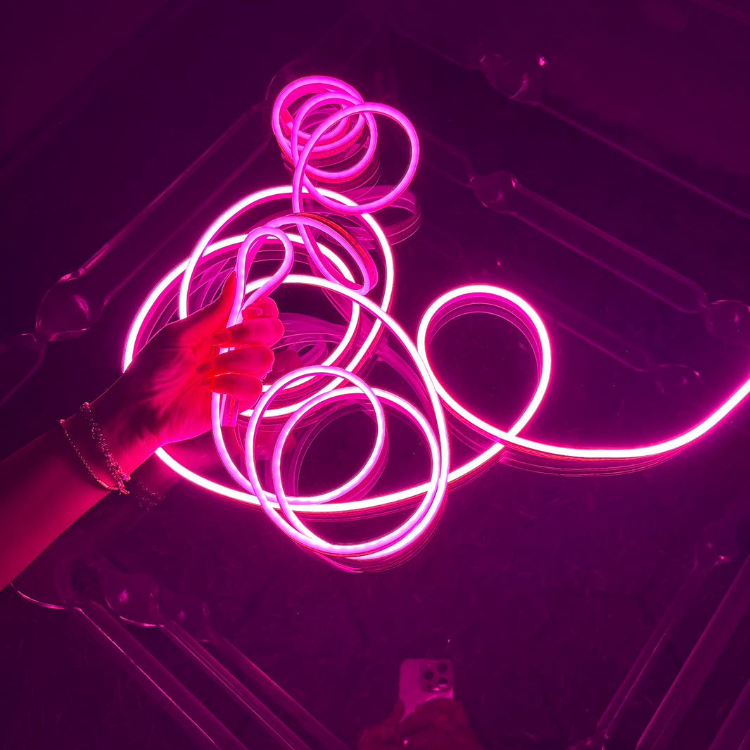 Neon Glow Rope Light - Pink (5 Meter)