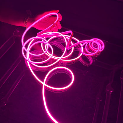 Neon Glow Rope Light - Pink (5 Meter)