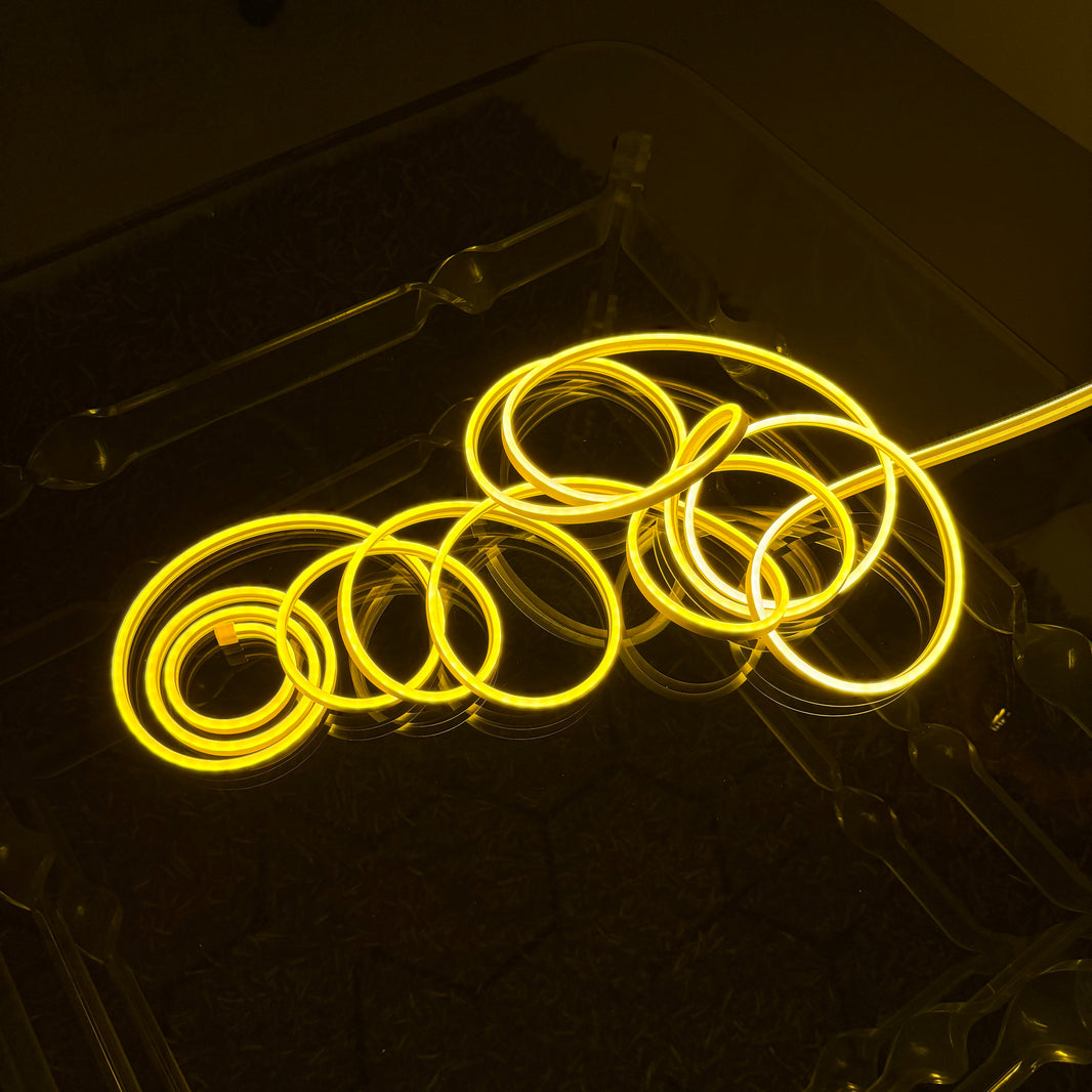 Neon Glow Rope Light - Yellow (5 Meter)