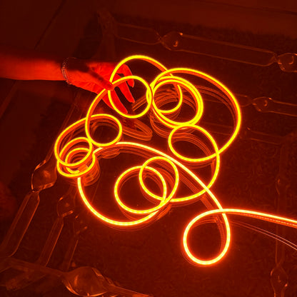 Neon Glow Rope Light - Orange (5 Meter)