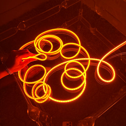 Neon Glow Rope Light - Orange (5 Meter)