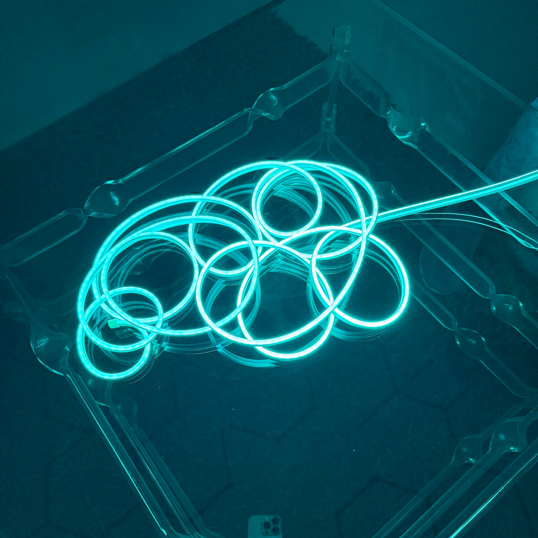 Neon Glow Rope Light - Icy Blue (5 Meter)