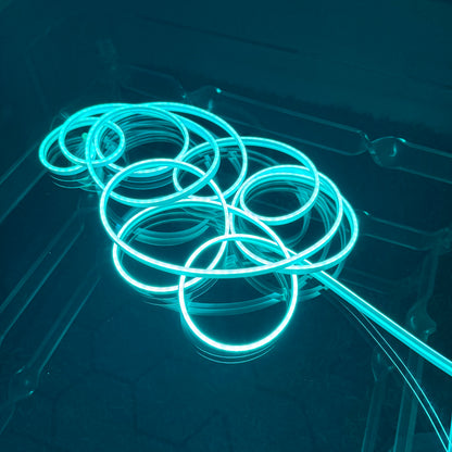 Neon Glow Rope Light - Icy Blue (5 Meter)