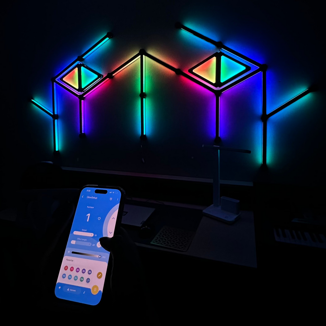Expansion Kit Combo - 20 Glow Lines & 4 Glow Shape Triangles