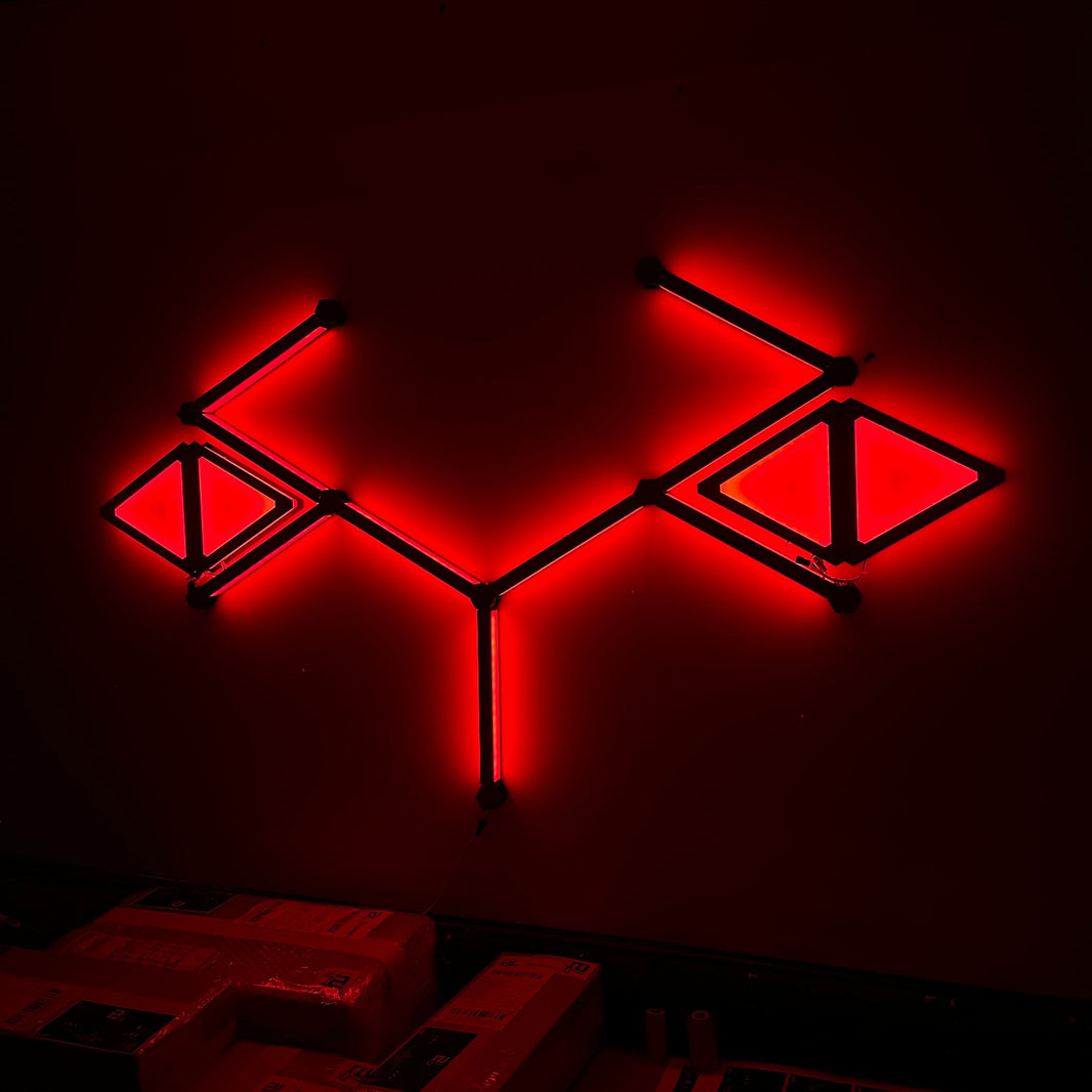 Moderate Kit Combo - 9 Glow Lines & 4 Glow Shape Triangles