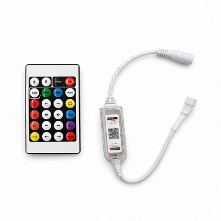 IR RGBIC LED Controller with Remote (DC 5V–24V)