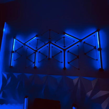 Glow Matrix Combo - 15 Glow Lines & 22 Clear Shape Triangles