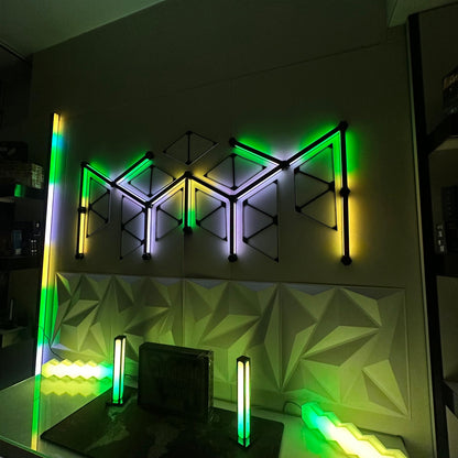 Glow Matrix Combo - 15 Glow Lines & 22 Clear Shape Triangles