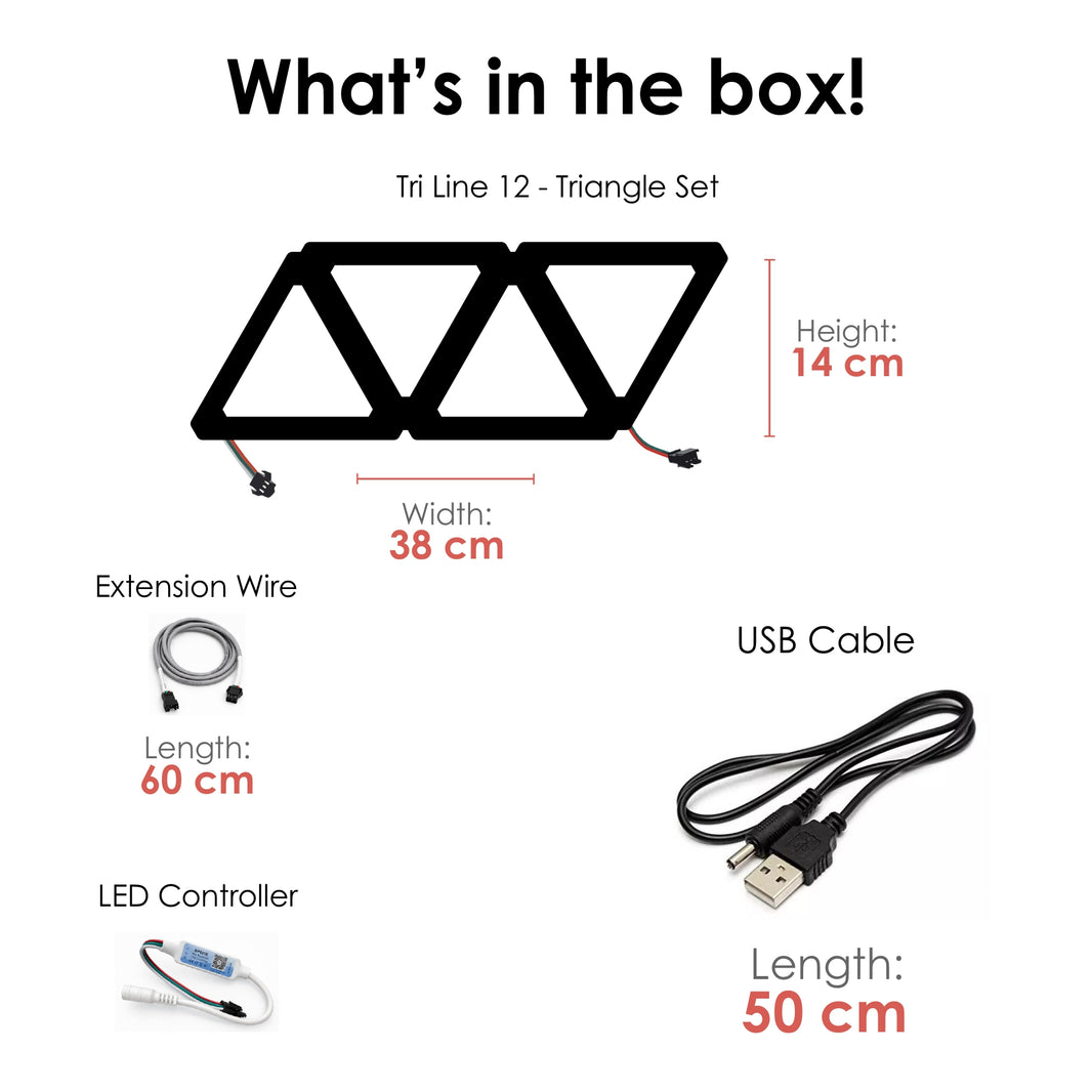 Tri Line 12 - Triangle Set